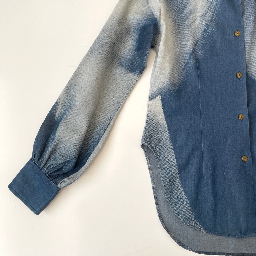 Vivienne Westwood Vintage F/W Archive 1992 Always On Camera Chambray Button-Up - Picture 9 of 16